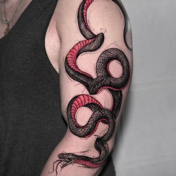 serpiente tatuaje