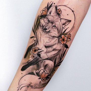 tatuaje zorro