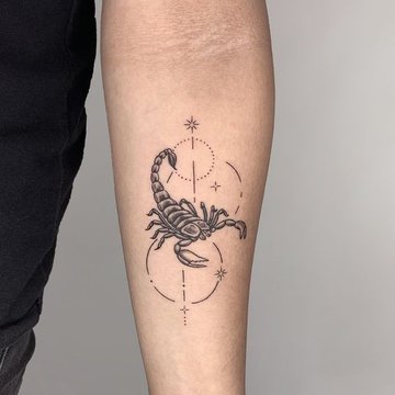 tatuaje de escorpio