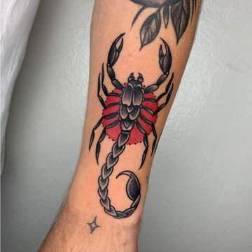 tatuaje de escorpio