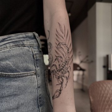 tatuaje de escorpio