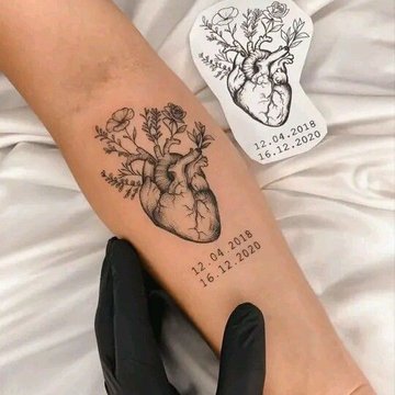 corazones tatuajes