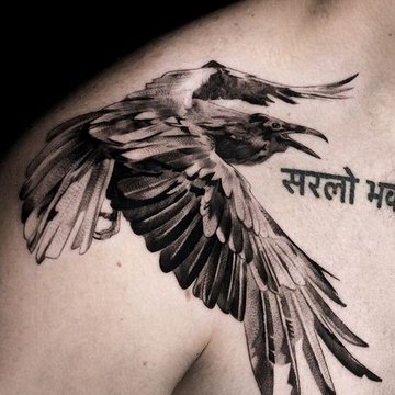 cuervos tatuajes