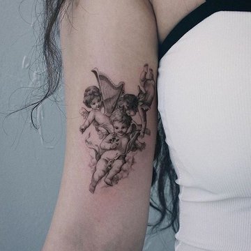 tatuaje de alas de ángel