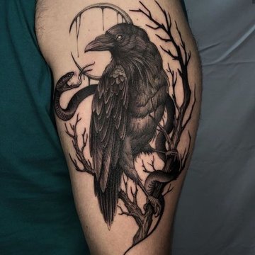 cuervos tatuajes