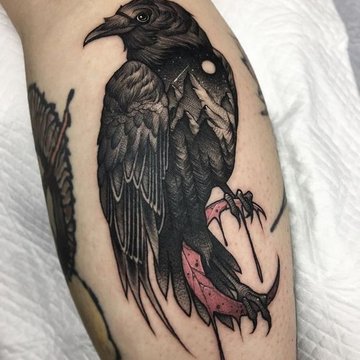 cuervos tatuajes