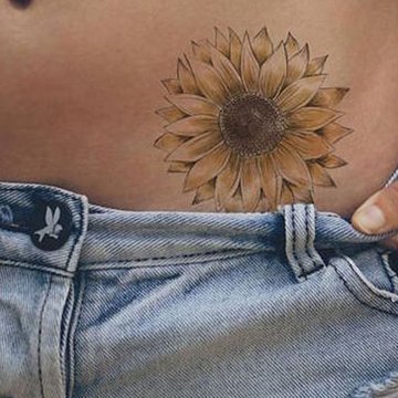 Tatuaje de girasol