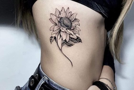Tatuaje de girasol