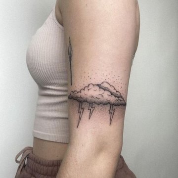 tatuaje nube