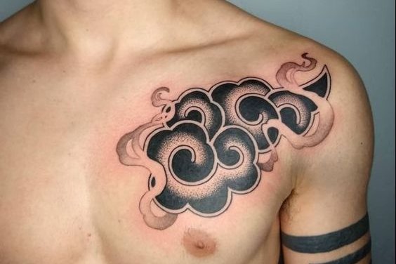 tatuaje nube