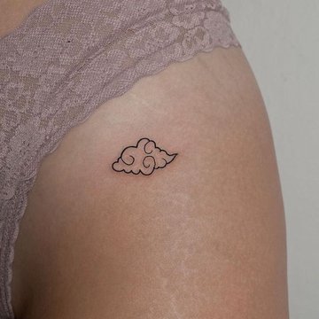 tatuaje nube