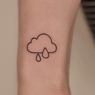 tatuaje nube