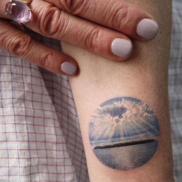 tatuaje nube