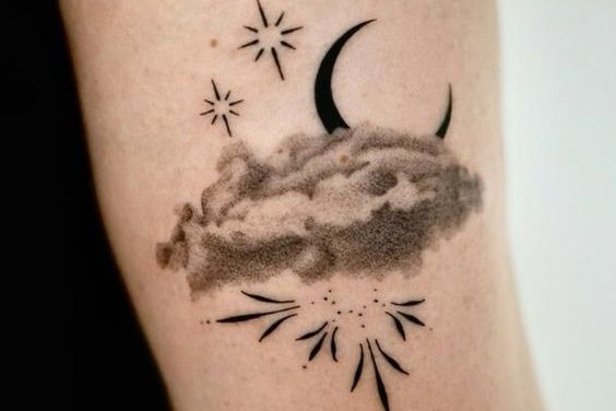 tatuaje nube