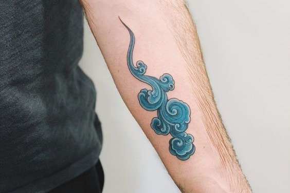 tatuaje nube