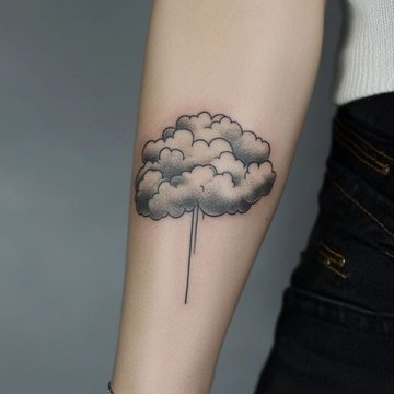 tatuaje nube