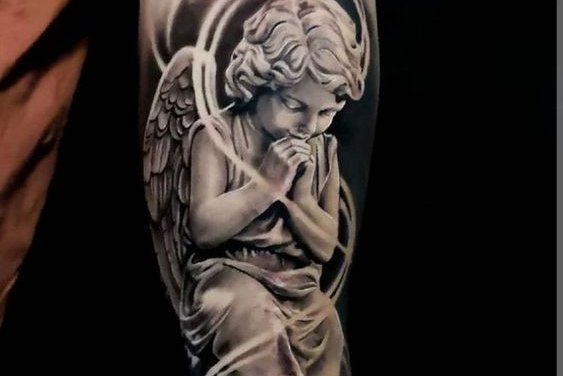 tatuaje de alas de ángel