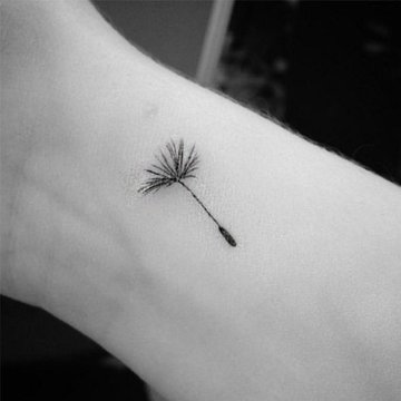 tatuaje de Diente de León