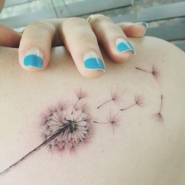 tatuaje de Diente de León