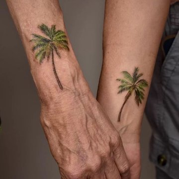 tatuaje de palma