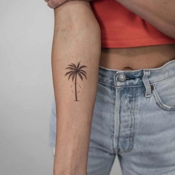 tatuaje de palma