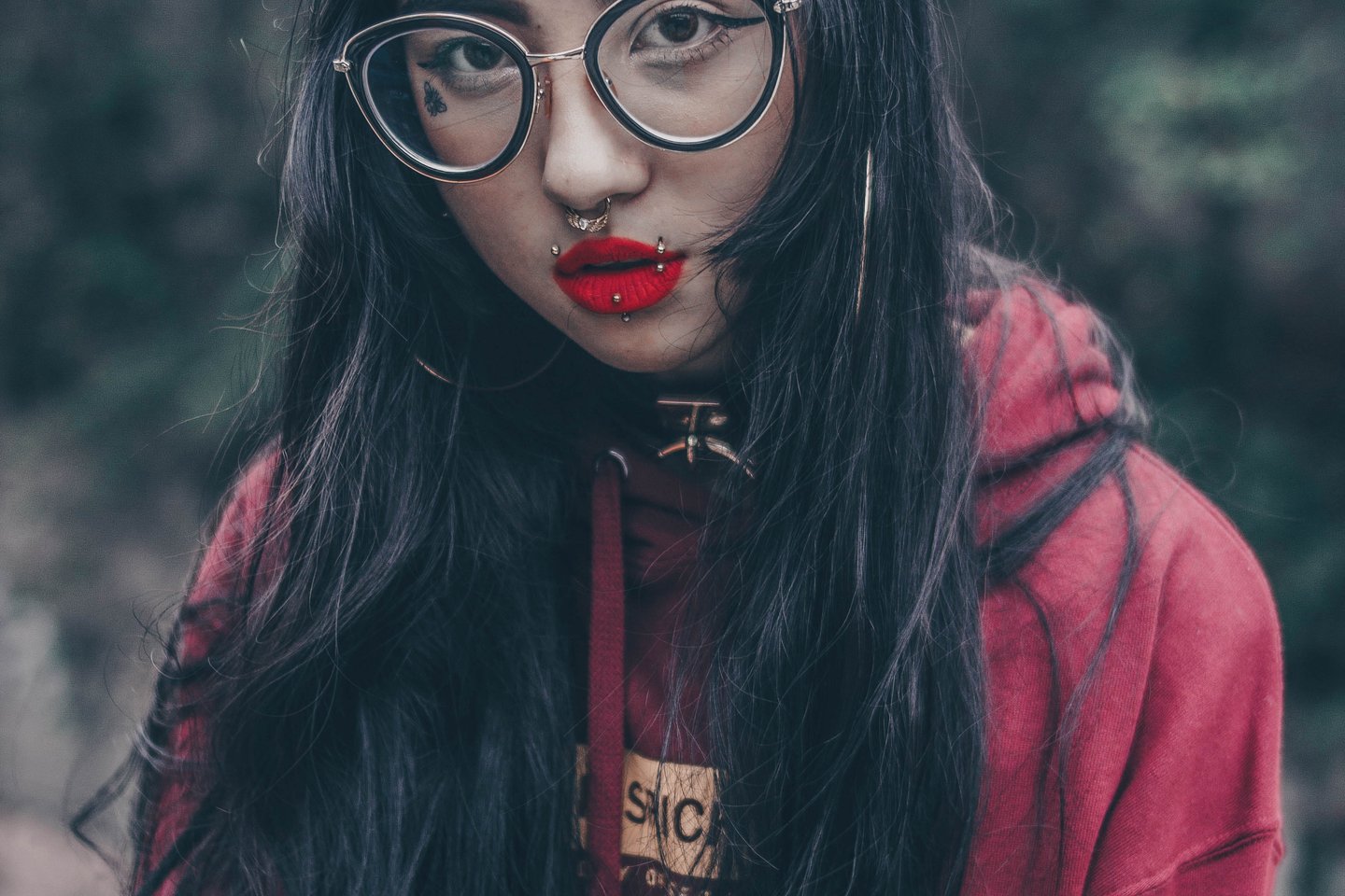 Piercing en los labios