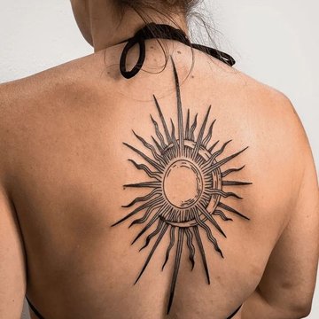tatuaje de sol