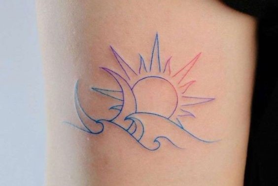 tatuaje de sol