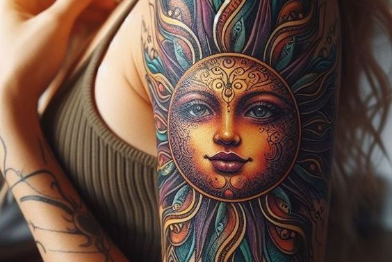 tatuaje de sol